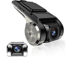 - Auto DVR Dashcam Mini-autocamera 170 ° groothoek autocamera USB-minirecorder, nachtversie videorecorder met G-sensor, lusopname, parkeerbewaking voor Android autoradio autocamera