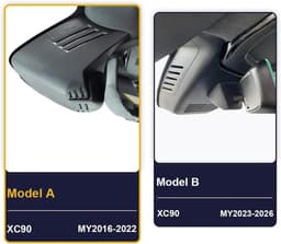 Dash Cam Compatibel met Volvo XC90, XC90 Recharge, XC90 Hybrid 2016-2022, 4K WiFi-video UHD 2160P, botsingsdetectie, eenvoudig te installeren, 64GB-kaart — thumbnail 5
