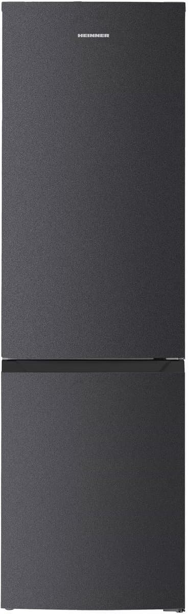 Heinner HCNF-HM293INVDGD Koel-vriescombinatie – 293 L – Total No Frost – Inverter Compressor – Energieklasse D – Instelbare Thermostaat – LED-verlichting – Antracietgrijs – 5 Jaar Garantie — afbeelding 1