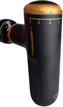 Northwall G2 Gold Series - Massage Gun - Gold Series - Professioneel - Massage Apparaat - Warmte massagekop - Massage Pistool Inclusief Koffer - 5 Opzetstukken — thumbnail 3