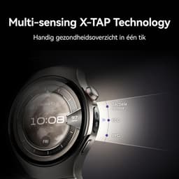 HUAWEI Watch 5 Smartwatch– 46mm Titanium Kast + Saffierglas – X‑TAP Sensor – ECG & SpO2 – AMOLED – Kosmisch Paars — thumbnail 2