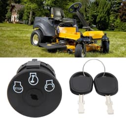 Dailygoods- Startsleutel Vervangend - 3 Posities - 2 Sleutels - Compatibel met 925-04228/725-04228 - Duurzaam - ABS L/Koper Materiaal - Ontstekingsschakelaar — thumbnail 2