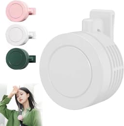 Mini clipventilator, draagbaar, stil, zonder bladen, oplaadbaar via USB, werkt op batterijen, 360° draaibaar, 3 snelheden instelbaar, hangend formaat, voor buitengebruik, landelijke stijl — thumbnail 1