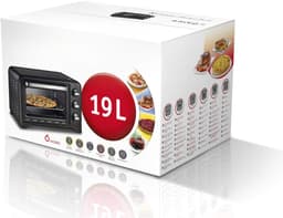 Ploutos® Oven - Elektrische Oven - Vrijstaande Elektrische Oven – Luxe Heteluchtoven met Grillfunctie - Zwart - 32cm x 47cm x 28cm — thumbnail 3