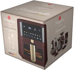 BerlingerHaus Airfryer XL Mat Bordeaux - met Kijkvenster - 5 Liter - 1400W — thumbnail 3