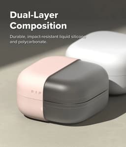 Ringke Silicone Hoesje Geschikt voor Samsung Galaxy Buds 4 / 4 Pro - Siliconen Cover - Karabijnhaak - Case Roze — thumbnail 3