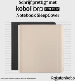 Kobo Libra Colour Hoes voor eReader - Stylus Case - Zwart - Slaap/waak functie - Met houder voor de Kobo Stylus 2 — thumbnail 4