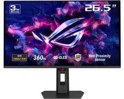 ASUS ROG Strix XG27AQDNG - QHD QD-OLED Gaming Monitor - 360 Hz - 0.03ms - G-Sync Compatible - 27 Inch