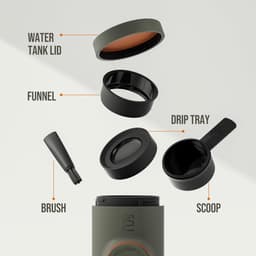 Draagbare Espressomachine - Handmatige Koffiemachine - Mini Espresso Maker - Reis Koffiezetapparaat - Compacte Koffiemaker - Handbediende Espresso Machine - Voor Onderweg - Camping - Reizen - Kantoor - Verse Espresso Zonder Stroom — thumbnail 3