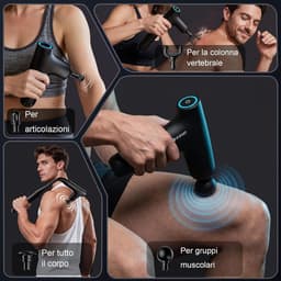 Massage Gun – Draadloos Massagepistool – Diepe Spiermassage – 4 Massagekoppen – USB-C Oplaadbaar – Stil & Draagbaar — thumbnail 4