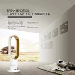 House Of Atelier - Bladloze Ventilator - Torenventilator - Vloerventilator - Torenventilator - Extreem Stil - Afstandbediening - Gold — thumbnail 2