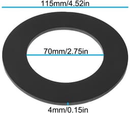 Koppelingsvoering 115 x 70 x 4 mm - Geschikt voor zelfrijdende grasmaaiers - Duwende grasmaaiers - Krachtoverbrenging - Onderbreking - Hoogwaardig materiaal - Grasmaaieronderdeel — thumbnail 3