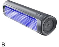 AURORAS-Wandventilator met 3 Snelheden – Draagbare Ventilator – Fluisterstil – Krachtige Luchtcirculatie – Voor Keuken, Slaapkamer, Kantoor & Woonkamer