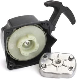 SnelShoppen - Recoil Pull Start voor Grasmaaier, Bosmaaier, Snoeischaar - Hoogwaardige PA6 Nylon & Aluminium - Zwart - 80mm Breed, 35mm Diep — thumbnail 4