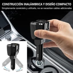 SnelShoppen - 150W Auto Lader met 2 Sigarettenaanstekers en 3 USB Poorten - PD 3.0 Type-C Snellader voor GPS, Dashcam, Navigatie en Meer — thumbnail 5