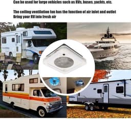 OmGoods - Dailygoody - RV Dak Ventilator - 12V Camper Ventilator — thumbnail 5