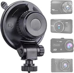 SnelShoppen - Sportway S501 Dash Cam Zuignap Houder - Vervangbare Hinge voor Diverse Dashcams - Compact en Verbeterde Zichtlijn — thumbnail 1