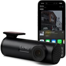 SnelShoppen - Dashcam Pro WiFi 2K - Auto Camera met Nachtzicht, Botsingsdetectie, Loopopname en 64GB SD Kaart — thumbnail 1
