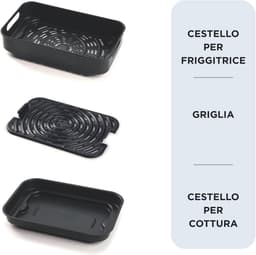 Heteluchtfriteuse Grill - Airfryer Oven - Gezond Koken - 8 Kookfuncties - 8 Liter - Zwart — thumbnail 5