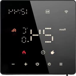 Slimme Thermostaat - Programmeerbare WiFi - Comfort Thuis - Touchscreen Bediening - 16A - Zwart — thumbnail 1