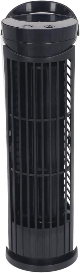 Torenventilator Bladloos - Stille Ventilator - Ruimte Koelen - 90 Graden Oscillatie - 27 x 10 x 9 cm - Zwart — thumbnail 5
