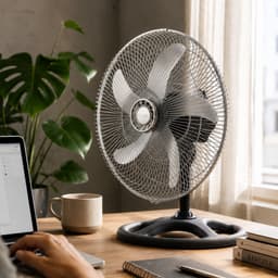 Kiwi Industriële Statiefventilator - Ventilator Staand 54W - Wit — thumbnail 3