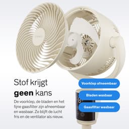 Sinji Ventilator - Fan - Vloerventilator - Ventilator Staand - Statiefventilator - Stil - Afstandsbediening — thumbnail 2