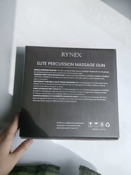 Rynex Massage Gun - 6 snelheden - 4 opzetstukken - Opbergkoffer — thumbnail 4