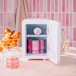 Reky Mini koelkast - koelkast - Minibar - Koelen en Verwarmen - Auto koelkast - kamer - camping - kantoor - 12V/230V - 4L - Wit — thumbnail 5