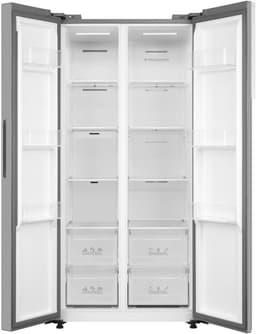 Heinner HSBS-M460NFINVXE++ American Side-by-Side Koelkast – 460 L – Total No Frost – Inverter Compressor – Energieklasse E – Touchbediening – Super Cooling – Super Freeze – Open-deur Alarm – Kinderslot – RVS – 5 Jaar Garantie — thumbnail 3