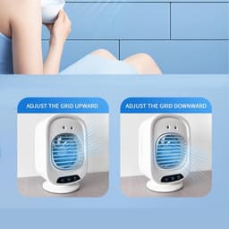 Draagbare mini-airconditioner - Spraytype - Miniformaat - Geluidsarm - Voor slaapkamer/kantoor/camping - Wit — thumbnail 5