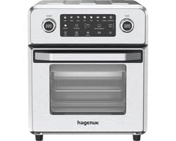 Heteluchtoven - Airfryer Oven - Vetarm Koken - 10 Smart Programma's - 14 Liter - Roestvrij Staal