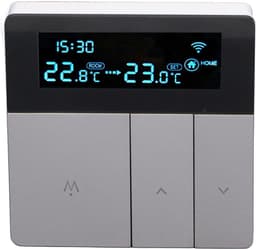 Slimme Thermostaat - Temperatuurregelaar Programmeerbaar - Energie Besparen - Kleuren LCD Scherm - 90-240V - Grijs — thumbnail 5