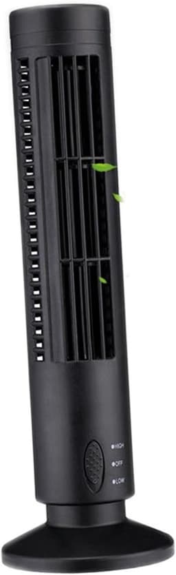 Torenventilator - Stille Koeler - Persoonlijke Koeling - Smart Voice Control - 10x10x34 cm - Zwart — thumbnail 4