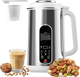 Plantenmelkmaker 1,2 Liter - 8-in-1 Sojamelkmachine met Zelfreiniging - 800W - 24 Uur Timer en Warmhoudfunctie - Voor Notenmelk en Sojamelk — thumbnail 1