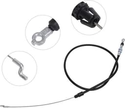 Gaskabel Universeel - Kabelassemblage - Geschikt voor Grasmaaiers 71221/71227 - Metaal - OEM 99-6837/99-5826 - 1 Stuk - Grasmaaierkabel — thumbnail 3
