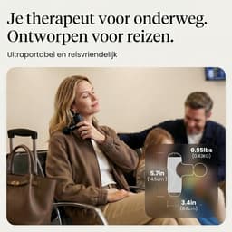 Massagengun - Massage Pistool - Massage Gun - Zwart - 14cm x 11cm x 5cm — thumbnail 5