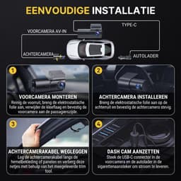SP® Dashcam - Dashcam voor Auto - Dashcam voor En Achter - Zwart - 4cm x 6cm x 3cm — thumbnail 5
