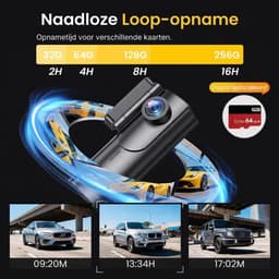 SP® Dashcam - Dashcam voor Auto - Dashcam voor En Achter - Zwart - 4cm x 6cm x 3cm — thumbnail 3