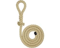 Prosport Klimtouw met oog 4m klimtouw boomhut en speeltoren schommeltouw speelplaats