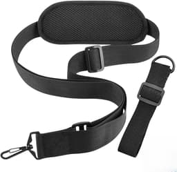 Gras trimmer draagband - Schouderharnas Bosmaaier - Tuinonderhoud - Ergonomisch Ontwerp - 55-100 cm - Zwart — thumbnail 1