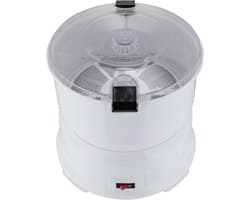Elektrische Aardappelschilmachine - Aardappelschilapparaat Groentesnijder - Snel Aardappelen Schillen - Met Salade Droger - 0.8 kg Capaciteit - Wit