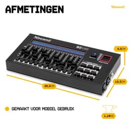 BeamZ BZ108 DMX controller - 108 kanaals controller - 12 faders — thumbnail 4