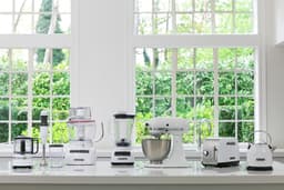 Keukenmachine - Mixer Keuken - Bakken en Koken - Robuust metalen design - 43 L - Porselein White — thumbnail 4