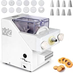 Elektrische Koekjespers - Koekjesmachine Automatisch - Zelf Koekjes Maken - Met 8 Spuitmonden - N.v.t. - Wit — thumbnail 1