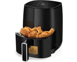 QORA® Mini airfryer - Airfryer - Airfryer klein - Zwart - ‎26cm x 30cm x 35cm