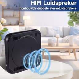 Draagbare Bluetooth-cd-speler met USB-C-snelladen – Ultradun en compact – Ondersteunt MP3/WMA-formaten – Geschikt voor zowel reizen als thuisgebruik – Zwart — thumbnail 2