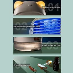 Verdampingskoelers Ventilator - Luchtkoeler huishoudelijke bevochtiging mobiele airconditioning watergekoelde kleine airconditioner — thumbnail 2