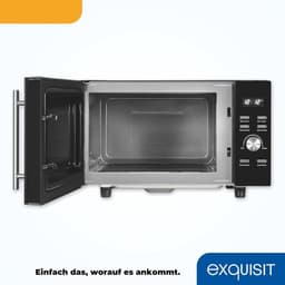 Magnetron met Grill - Oven Combimagnetron - Snel Eten Bereiden - Flatbed Interieur - 23 Liter - Zwart — thumbnail 5