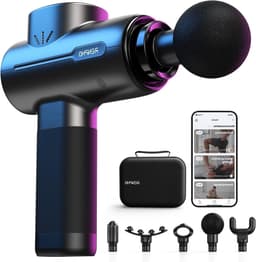 Massage Gun - Spierherstel Apparaat - Spierontspanning Bevorderen - Bluetooth App Connectie - 185 cm Hoog - Zwart — thumbnail 1